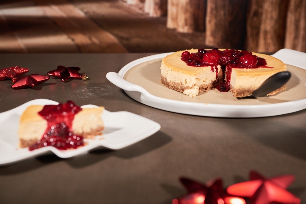 Weihnachtlicher New York Cheesecake