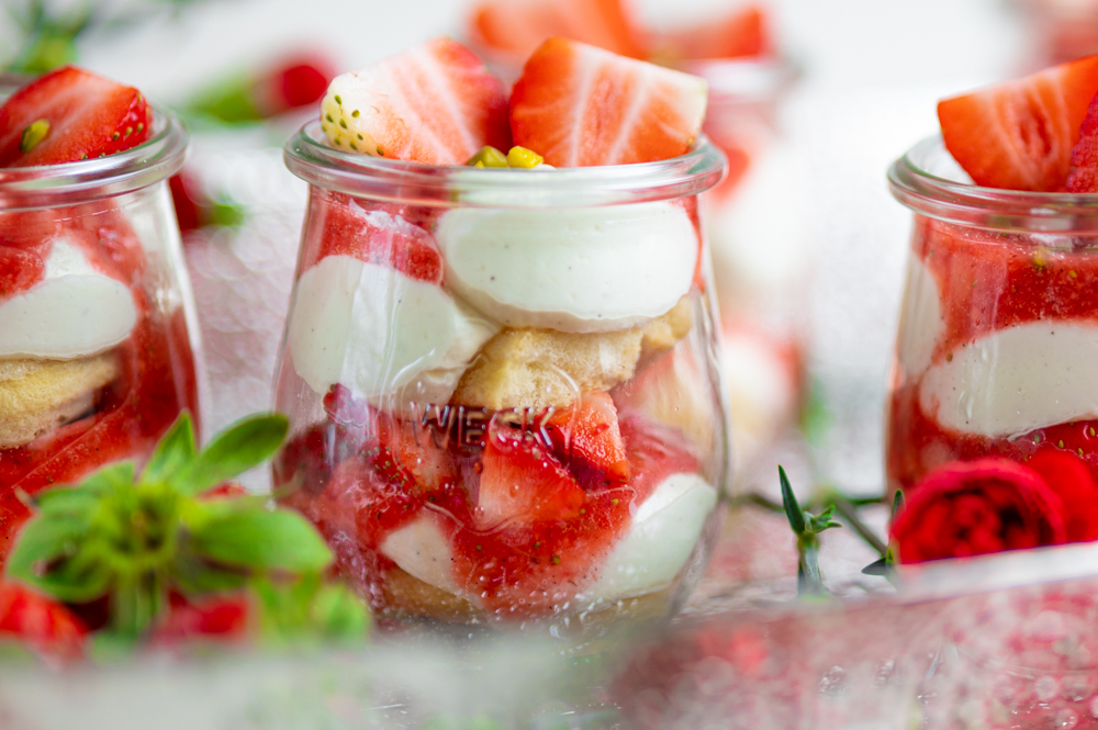 Erdbeer Tiramisu im Glas